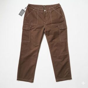 Mens size 36 True Religion Cargo Pants Brown - Brand New